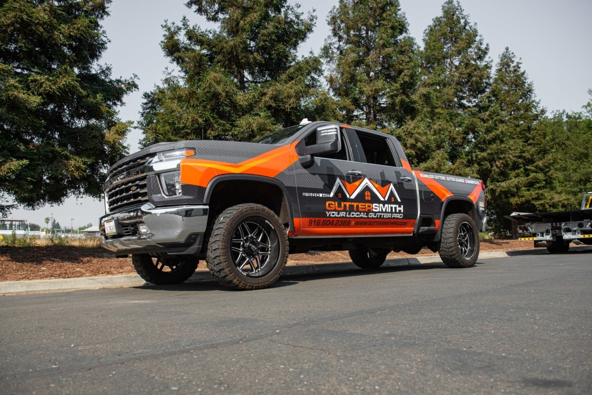 vehicle wrap for GutterSmith company