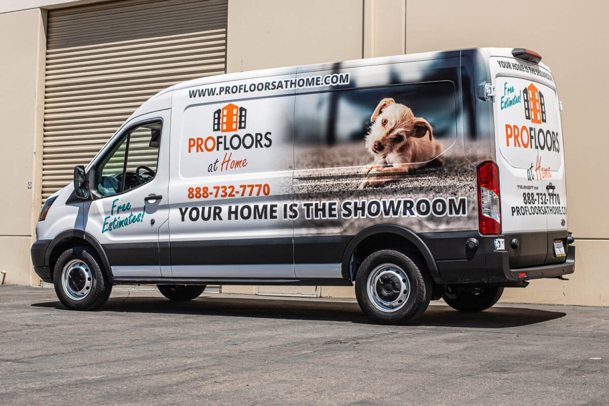ProFloors Transit Van Wrap