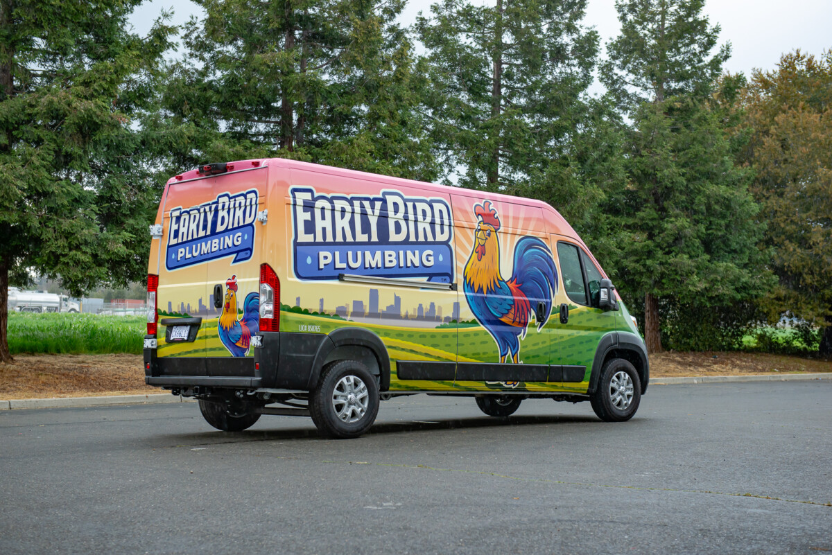 Commercial custom vehicle wrapped by ProWraps Inc., proudly serving the Sacramento and San Francisco Bay area.