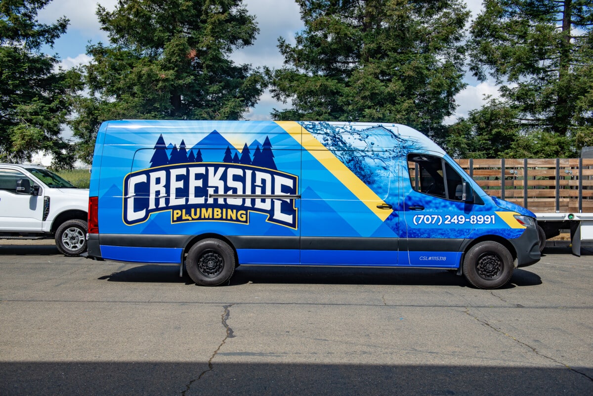 Completed custom vehicle wrap by ProWraps Inc. for a Sacramento-based business.